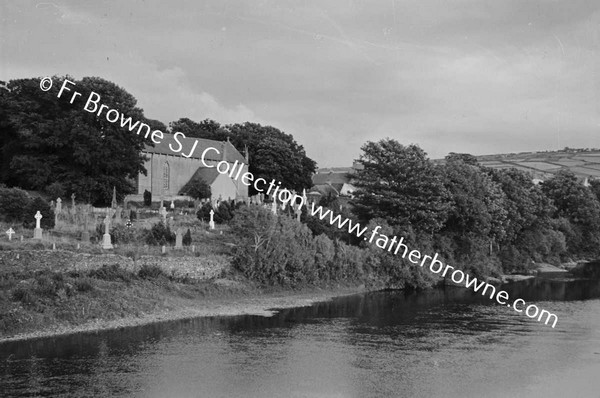 PARISH CHURCH FROM BRIDGE OVER THE FEALE